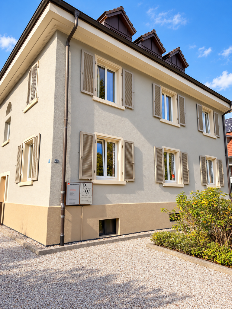 Büro von Pfäfflin & Wild Immobilien in der Krozinger Straße in Staufen