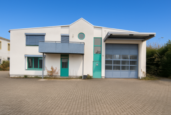 Praktische Gewerbeeinheit mit Halle und Büros in Heitersheim